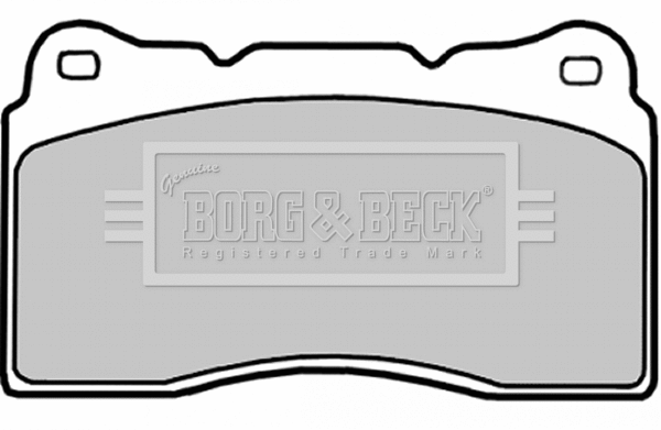Brake Pad Set, disc brake (BBP1784)
