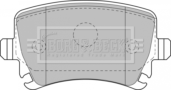 Brake Pad Set, disc brake (BBP1877)