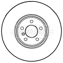 Brake Disc (BBD5824S)