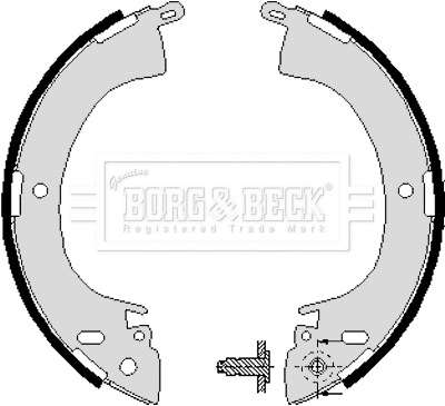 Brake Shoe Set (BBS6197)