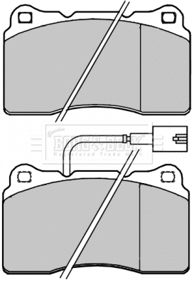 Brake Pad Set, disc brake (BBP2261)