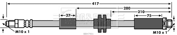 Brake Hose (BBH7901)