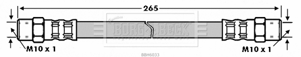 Brake Hose (BBH6033)