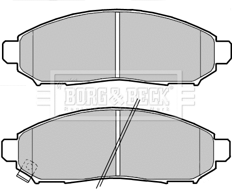 Brake Pad Set, disc brake (BBP2389)