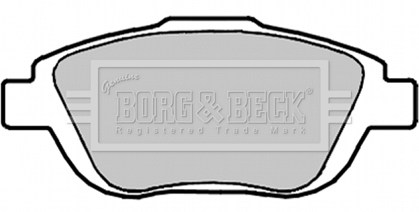 Brake Pad Set, disc brake (BBP2096)