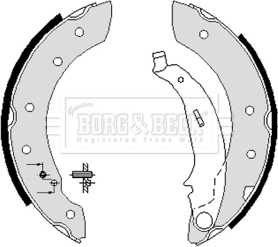 Brake Shoe Set (BBS6233)