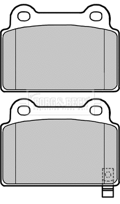 Brake Pad Set, disc brake (BBP2257)