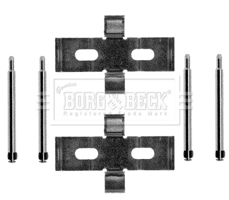 Accessory Kit, disc brake pad (BBK1085)