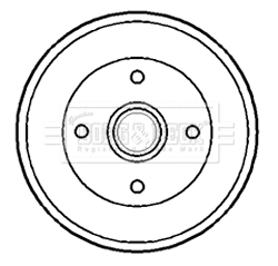 Brake Drum (BBR7173)