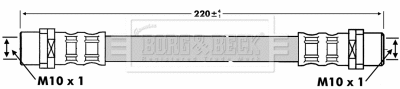 Brake Hose (BBH6748)