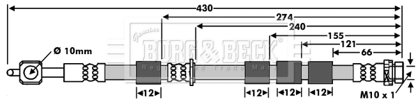 Brake Hose (BBH7953)