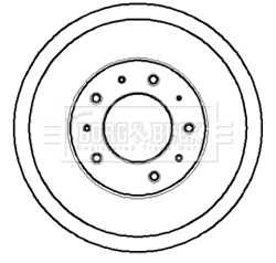 Brake Drum (BBR7032)