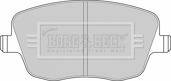 Brake Pad Set, disc brake (BBP1825)