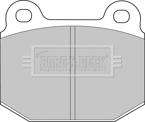Brake Pad Set, disc brake (BBP1005)