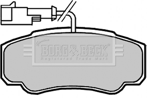 Brake Pad Set, disc brake (BBP2068)