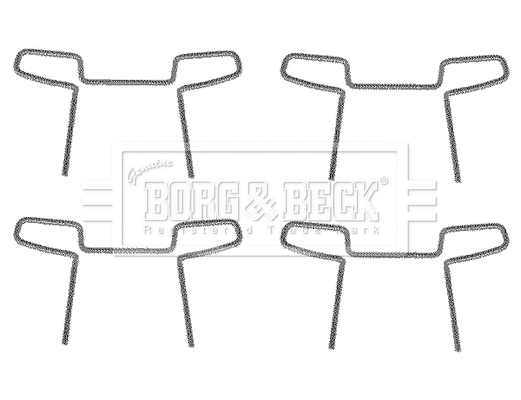 Accessory Kit, disc brake pad (BBK1113)