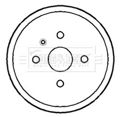 Brake Drum (BBR7183)