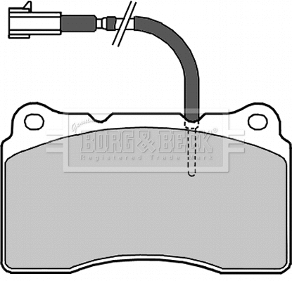 Brake Pad Set, disc brake (BBP2278)