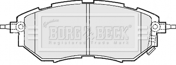 Brake Pad Set, disc brake (BBP2077)
