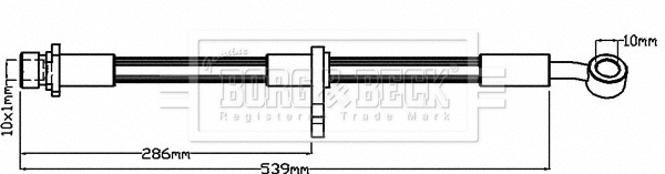 Brake Hose (BBH8164)