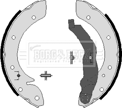 Brake Shoe Set (BBS6198)