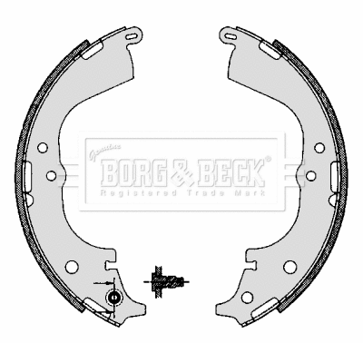 Brake Shoe Set (BBS6291)