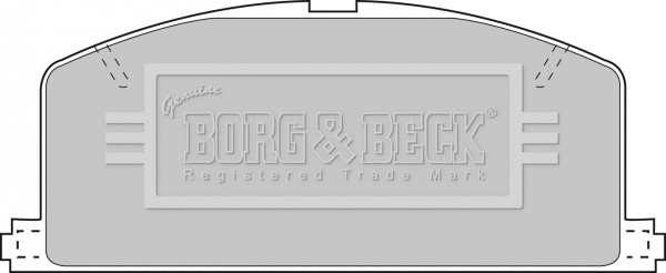 Brake Pad Set, disc brake (BBP1267)