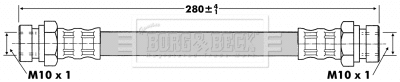 Brake Hose (BBH6730)