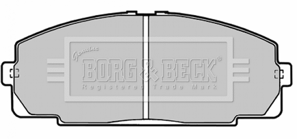Brake Pad Set, disc brake (BBP1451)