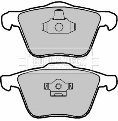 Brake Pad Set, disc brake (BBP1928)