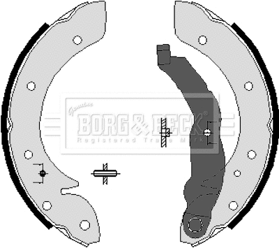 Brake Shoe Set (BBS6207)