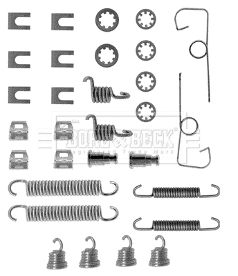 Accessory Kit, brake shoes (BBK6088)