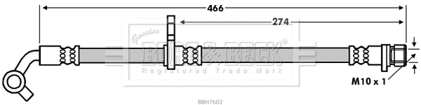Brake Hose (BBH7602)