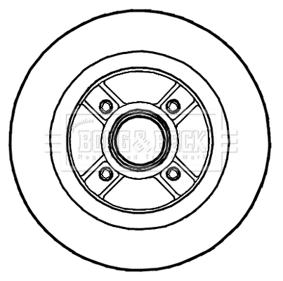 Brake Disc (BBD5721S)