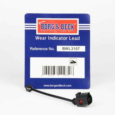 Warning Contact, brake pad wear