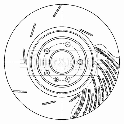 Brake Disc (BBD6198S)