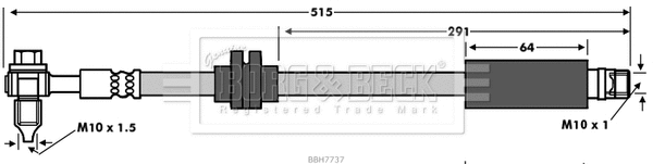 Brake Hose (BBH7737)