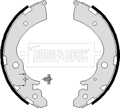 Brake Shoe Set (BBS6071)