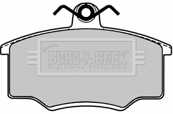 Brake Pad Set, disc brake (BBP1103)