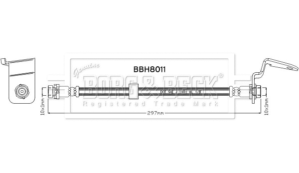 Brake Hose (BBH8011)