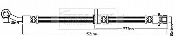 Brake Hose (BBH8211)