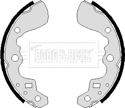 Brake Shoe Set (BBS6237)
