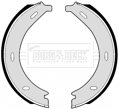 Brake Shoe Set, parking brake (BBS6257)