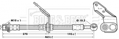 Brake Hose (BBH6742)
