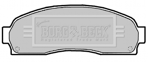 Brake Pad Set, disc brake (BBP2134)