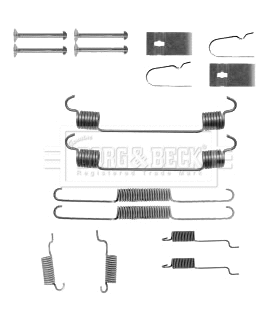 Accessory Kit, brake shoes (BBK6243)