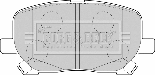 Brake Pad Set, disc brake (BBP1837)