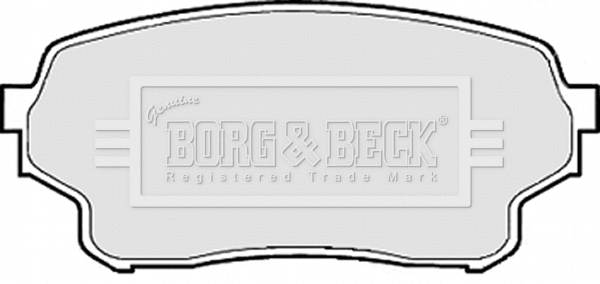 Brake Pad Set, disc brake (BBP1953)