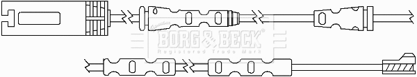 Warning Contact, brake pad wear (BWL3059)
