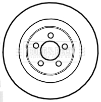 Brake Disc (BBD5828S)